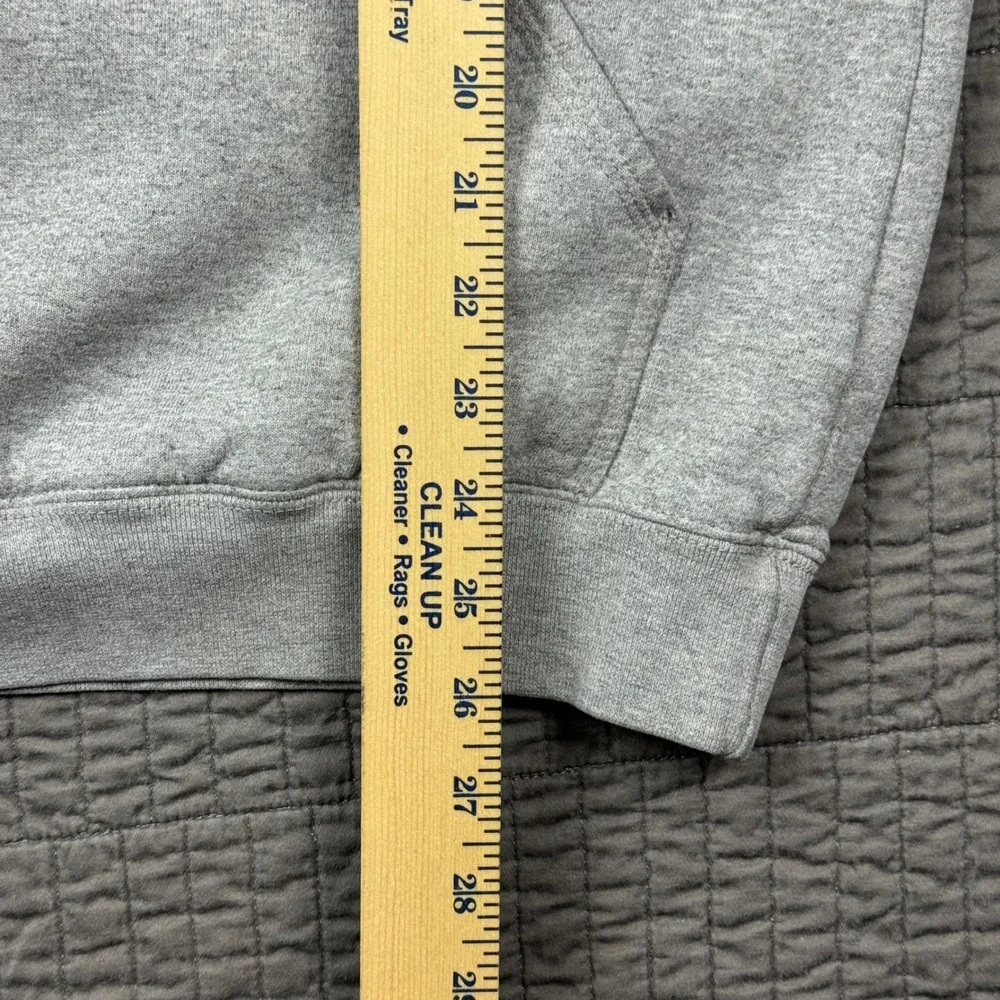 Carhartt Hoodie Men Medium Gray Sweatshirt‎ Original Fit Workwear Distressed